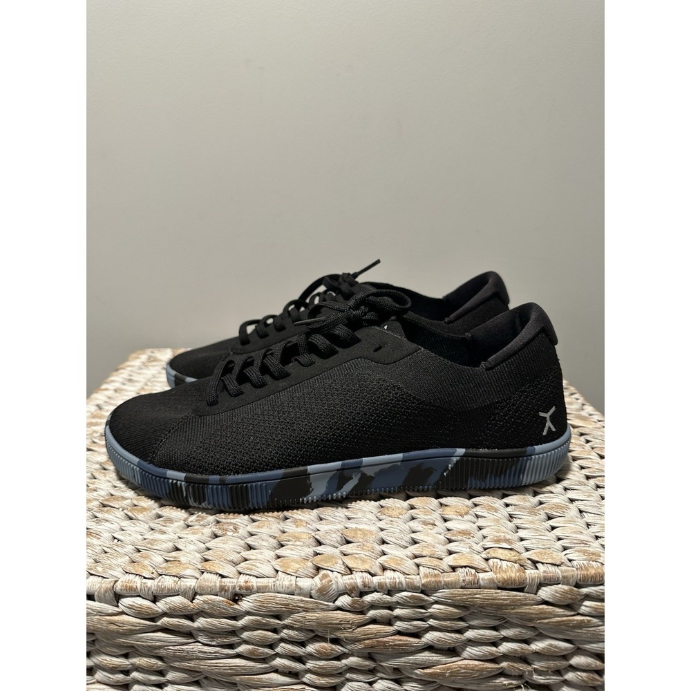 Flux Adapt Trainer Athletic Knit Shoes Sneakers Men's 10.5 Black Camo Blue EUC - Picture 4 of 10
